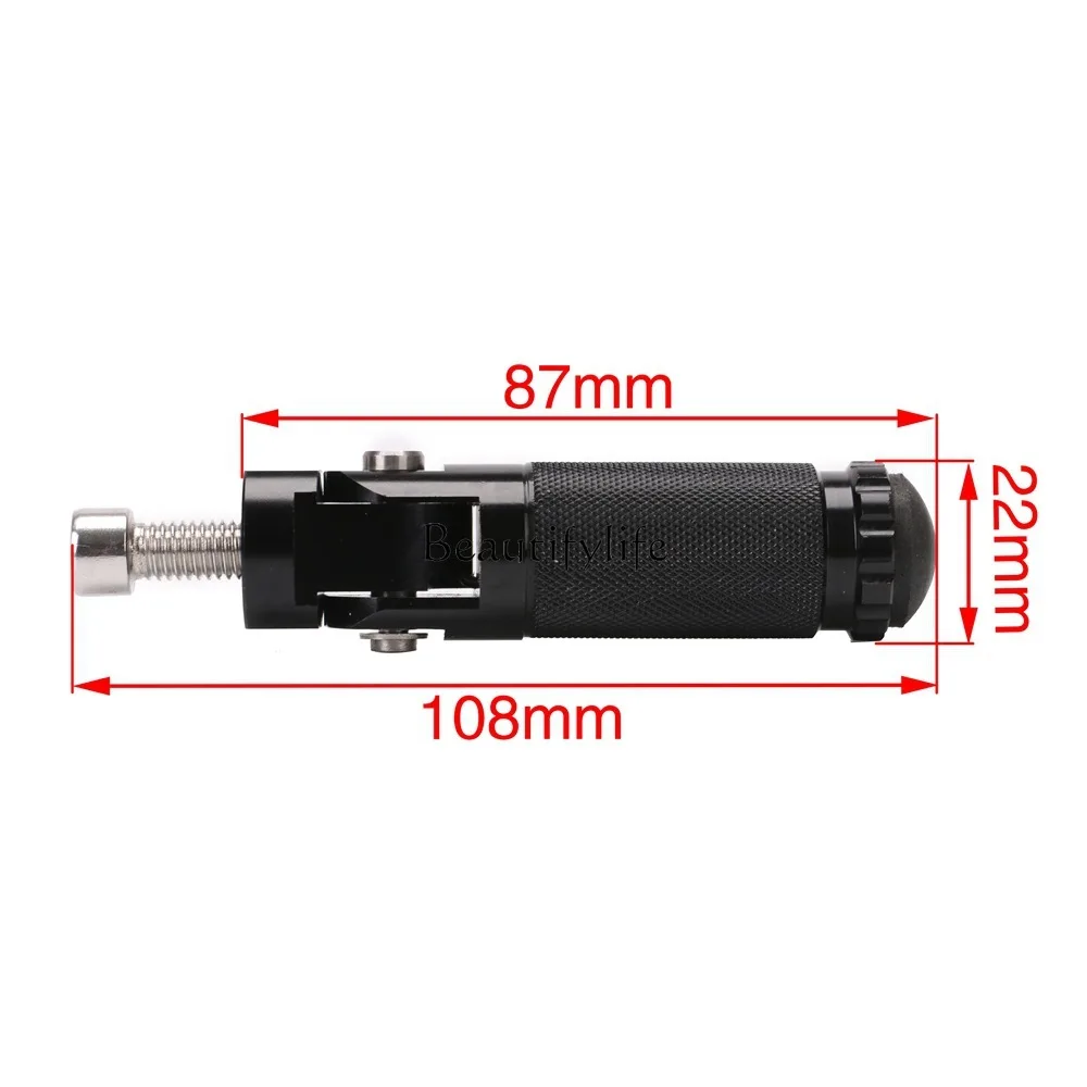 

jj4 Motorcycle modification accessories CNC aluminum alloy folding pedal round pedal