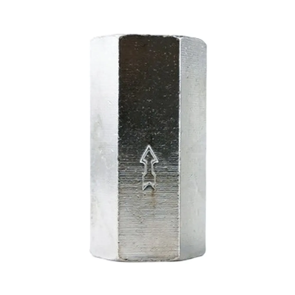 Standard Brass Check Valve for Compressed Air Infrastructure Including Distribution Manifolds and Branch Lines