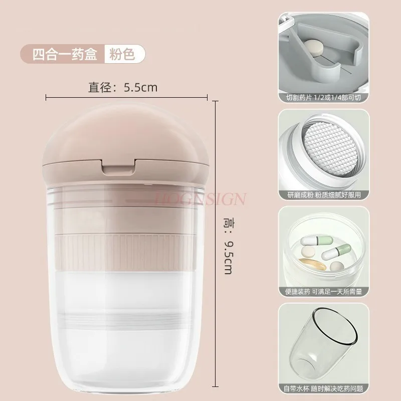 1pcs Portable medicine box for three meals a day, portable medicine packaging box for one week of medication