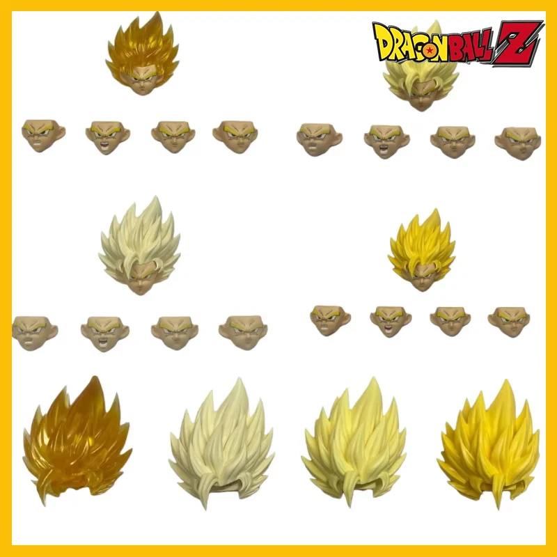 Réplica Dko Ko de la Cabeza de Goku Super Saiyan SSJ2 de Dragon Ball, en Stock, Escultura de Anime, Accesorios de Acción, Cabeza de Son Goku, Modelo de Juguete, Regalo