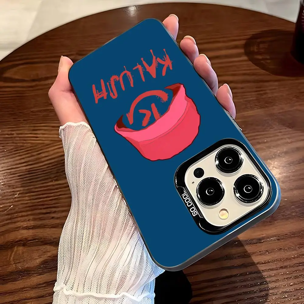 Чехол для телефона Kalush Ukrainian Band для iPhone 17 Pro Max, 16 Pro Max, 15, 14, 13, 11, 12 Mini, Xs, X, Xr, 7, 8 Plus, SE, цвет серебристый