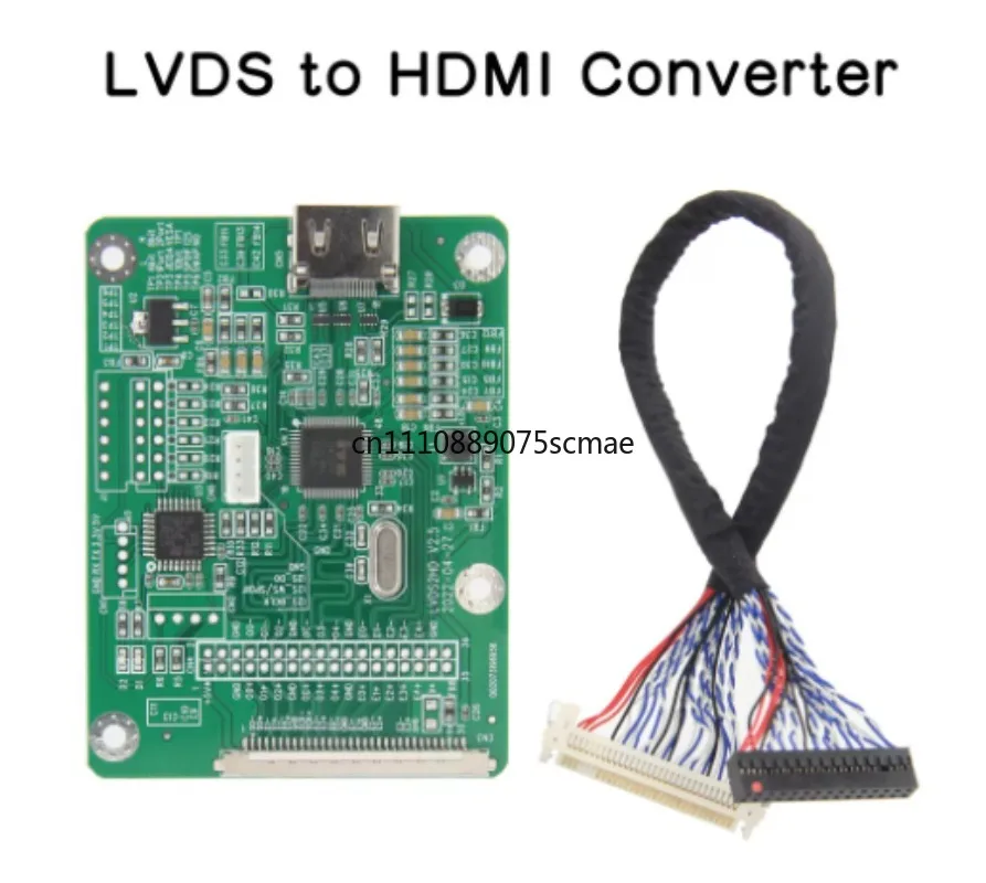 carte-adaptateur-lvds-vers-hdmi-double-entree-lvds-8-canaux-vers-sortie-hdmi-prise-en-charge-de-la-sortie-multi-reolutions-cable-d'affichage