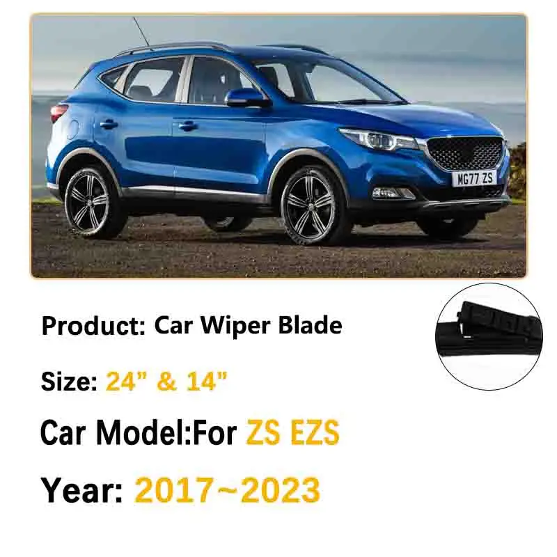 2x Car Front Windshield Wiper For MG ZS Crossover 2017~2023 EZS ZST ZS11 MGZS VS Cleaning Window Windscreen Brushes Accessories