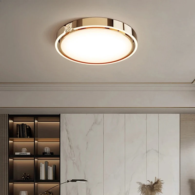 

Nordic Minimalist LED Rotundity Aluminium Diamond Ceiling Lights Moden Living Room Restaurant Kitchen Study Bedroom Hanging Lamp