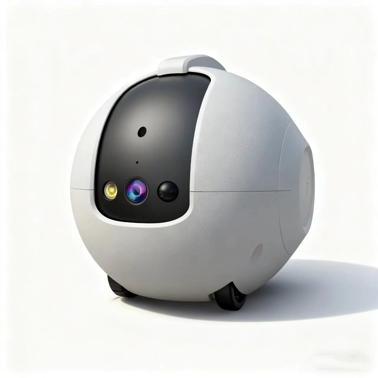 

Умный автоматический монитор для собак и домашних животных, игрушечный робот, классическая пластиковая камера безопасности Wi-Fi с лазерным помощником для упражнений