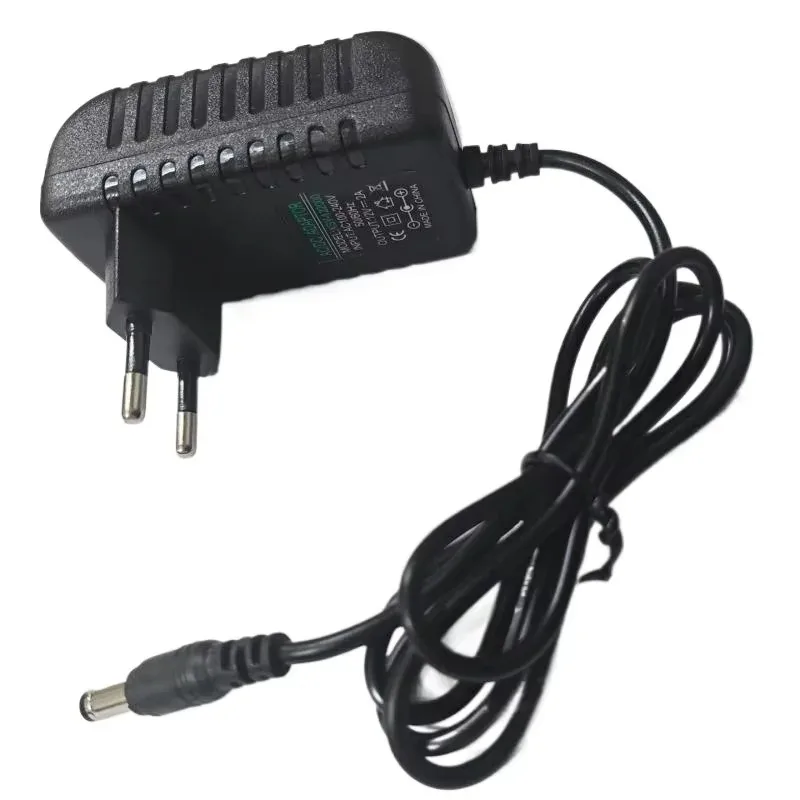 2pcs Power Adapter AC 100-240V Input DC Output Supply Charger EU/US 12V Universal Adapter Converter Plug for Camera DVR