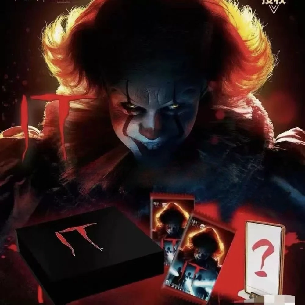 Caja Sorpresa Premium de la Serie de Tarjetas Coleccionables de la Película IT: El Regreso del Payaso, Edición de Coleccionista, Auténtica y Original