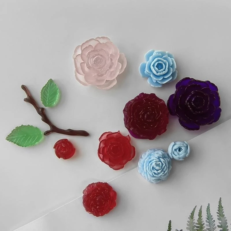 Diy Crystal Three-dimensional Flower Jewelry Ornaments Pendant Silicone Mold