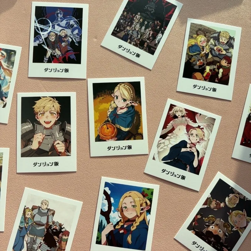 Delicious in Dungeon Marcille Chilchuck Exquisite hochauflösende Postkarte mit hohem Farbwert, Animations-Cartoon-Grußkarte als Geschenk – Detail 3