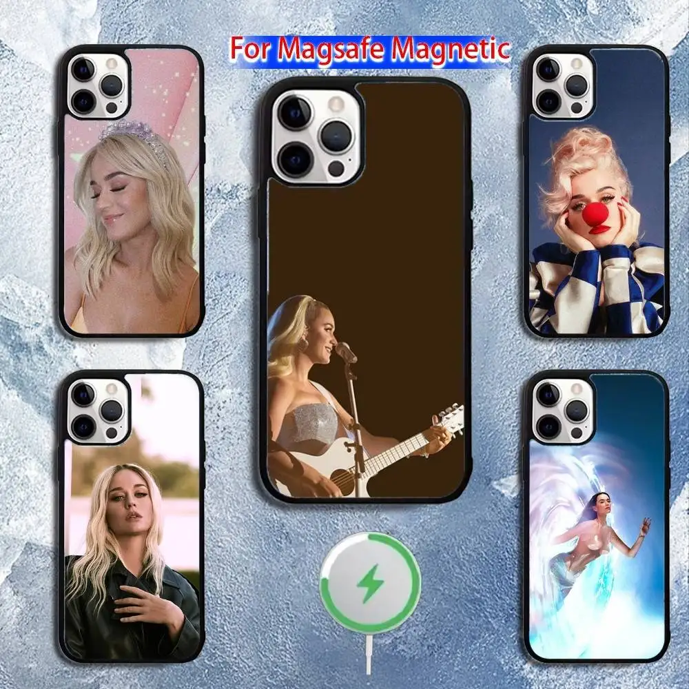 

Singer K-Katy Perry Phone Case For iPhone 16,15,14,13,12,11,Pro,Max,Plus,Mini,Magsafe,Magnetic Wireless Charging Case