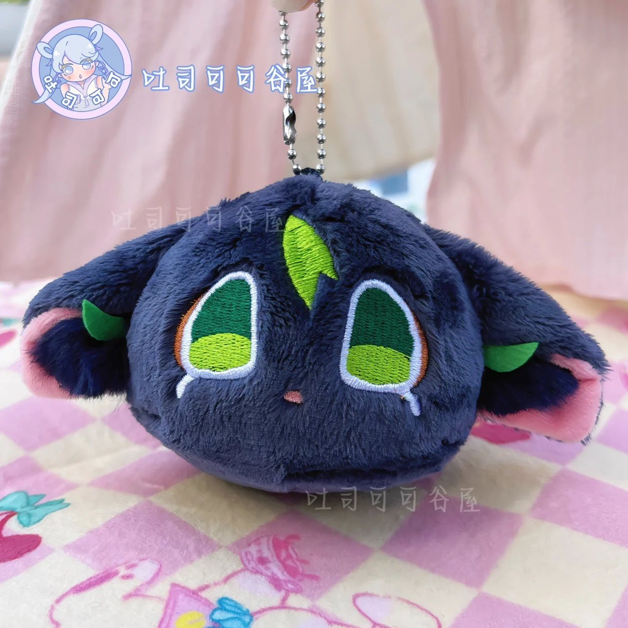 Genshin Impact Tighnari Kawaii Cry Cat muñeca de peluche de algodón de 10cm, Lindo bolso colgante, regalo de cumpleaños para fanáticos