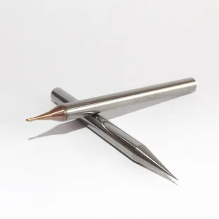 D0.2 D0.3 D0.4 D0.5 D0.6 D0.7 D.9*D4*50 *2 F HRC55 Tungsten Square End Mills Spiral Bits Carbide CNC Flat Endmill Router Bits
