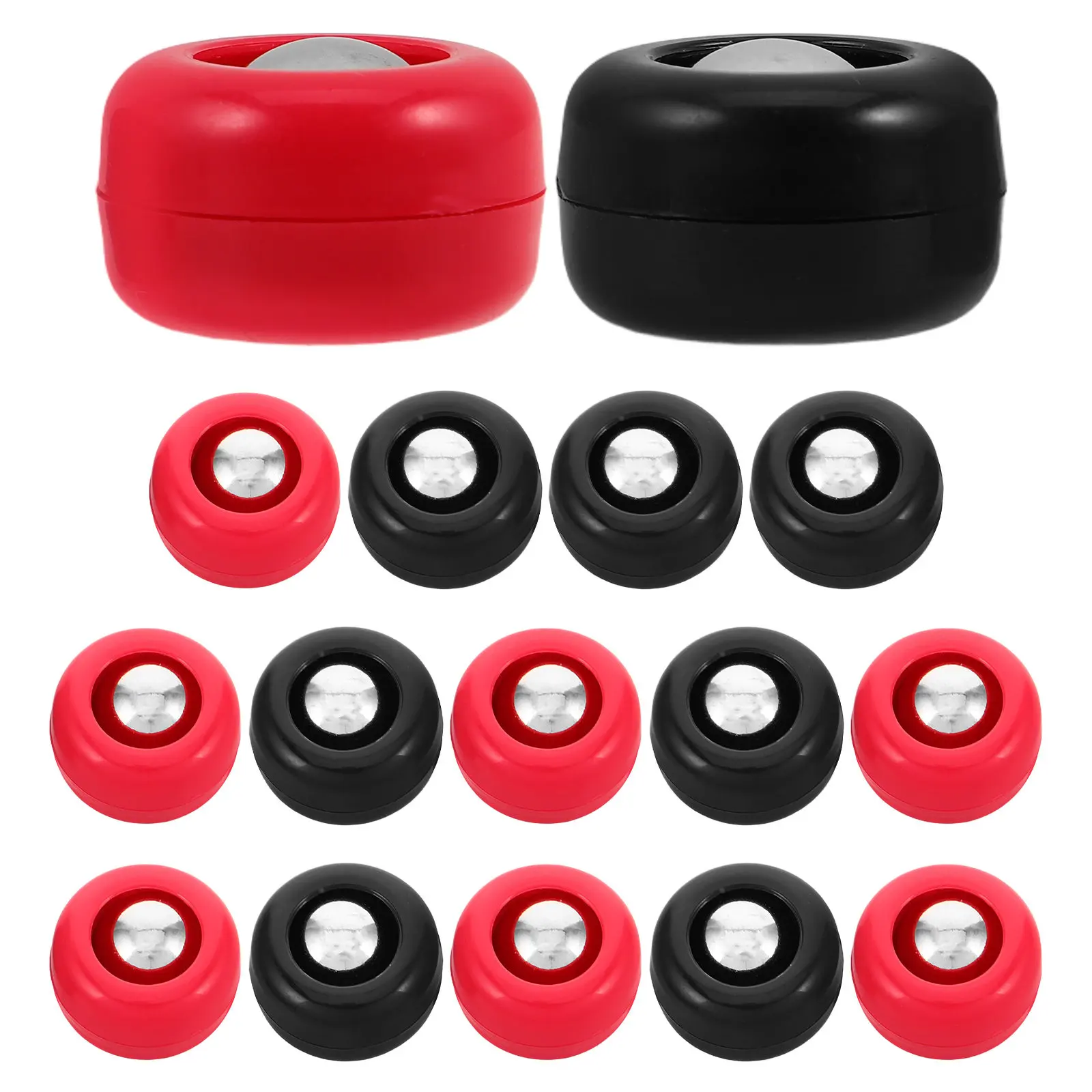

16Pcs Shuffleboard Tabletop Mini Curling Rollers Replacement Pucks Kids Game Set for Family Gatherings Classroom Outdoor Play