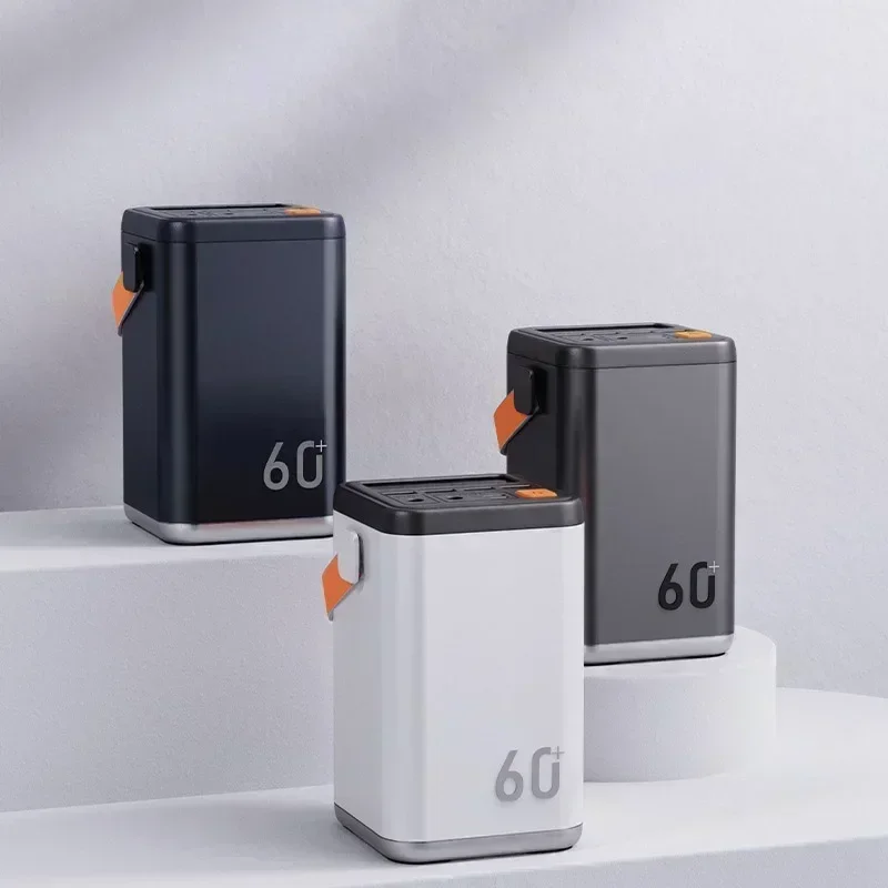 แบตสำรองภายนอก60000มิลลิแอมป์แบตสำรองแบบพกพา PD 30วัตต์ชาร์จเร็วสำหรับ Xiaomi iPhone สถานีพลังงานมือถือ