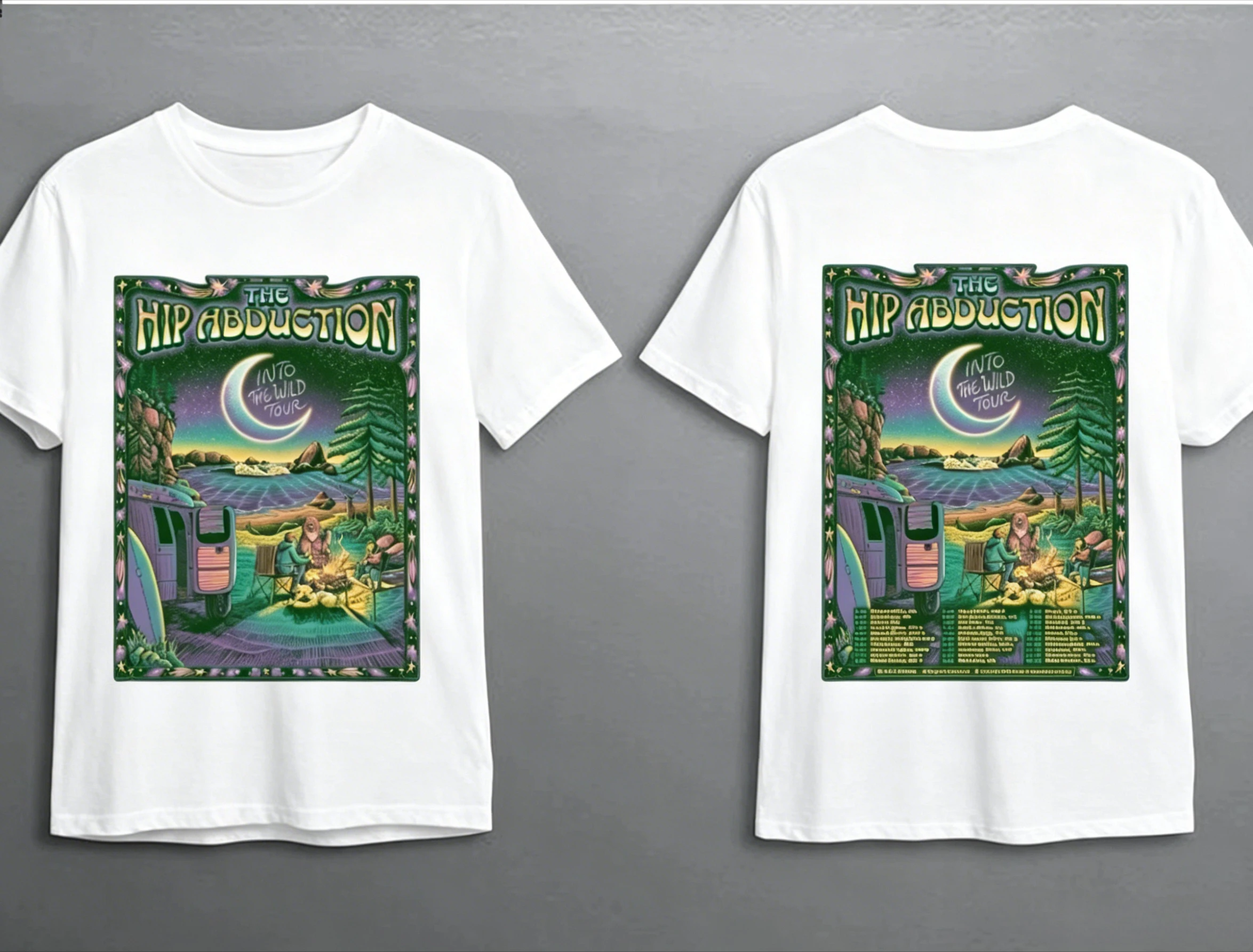Camiseta The Hip Abduction Into The Wild Tour 2026 para hombre y mujer, novedad de verano 2026, camiseta de moda para hombre, ropa de calle, Hip Hop