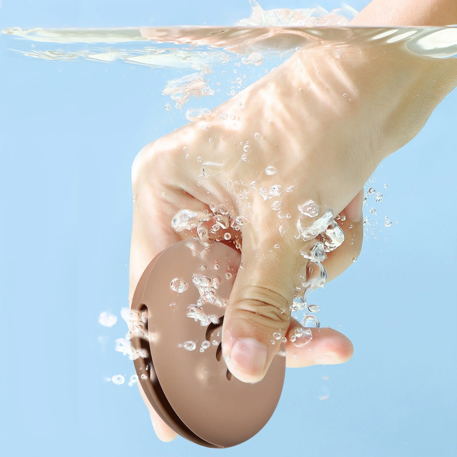 

4Pcs Silicone Makeup Sponge Holders Powder Puff Cases Compact Breathable Puff Organizer Travel Makeup Accessories Beauty Sponge