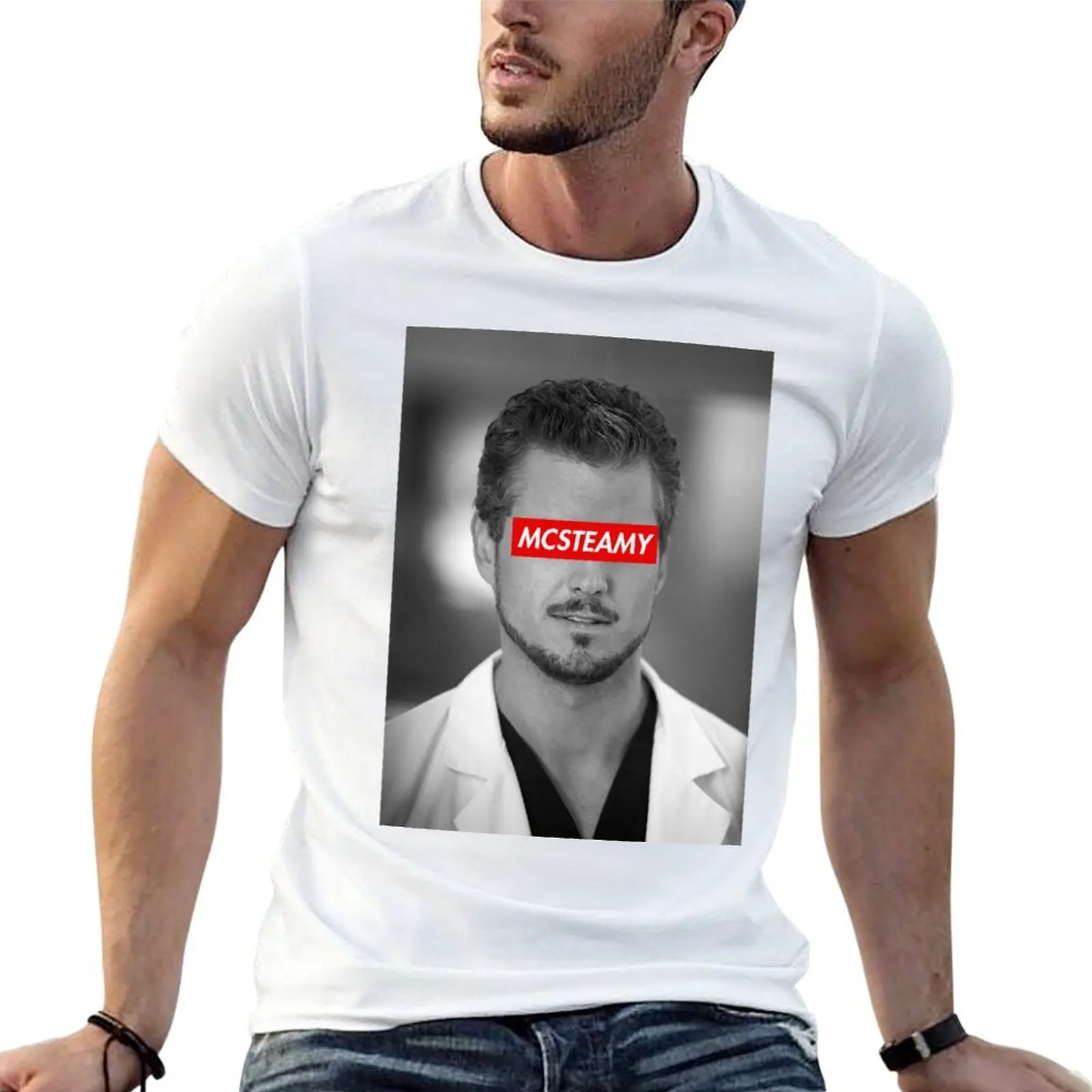 essential 'McSteamy' t for shirt Mark t graphic t shirts personalised shirt T-Shirt Sloan man
