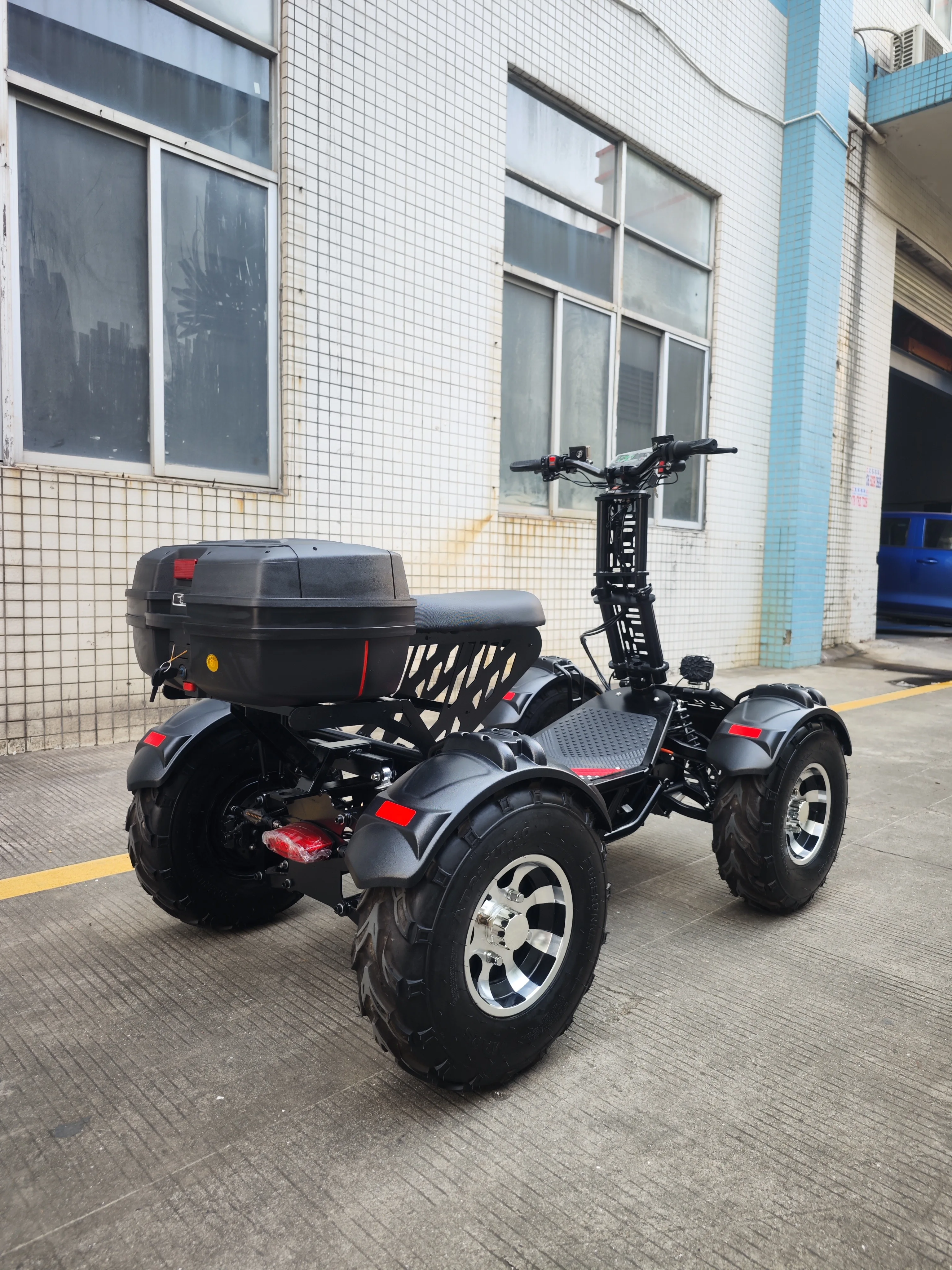 High Power 10000W Motor 50 M-p-h Folding All Terrain 60v 60ah Domestic Battery 4 Wheel 4x4 Off Road Electric Scooter