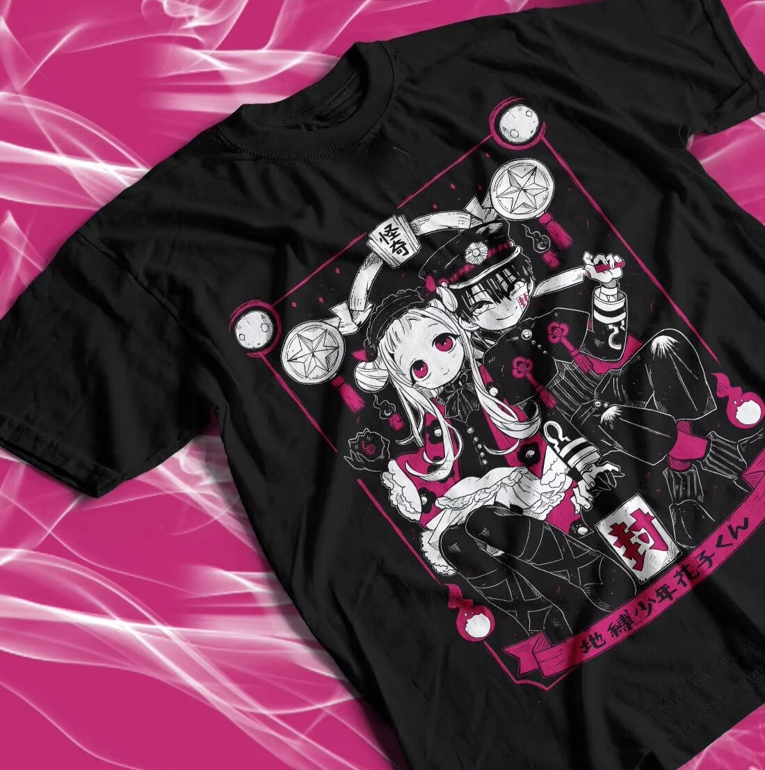 

Hanko-Kun T-Shirt Toilet Bound Anime Jibaku Shounen Gift Graphic Shirt All Size