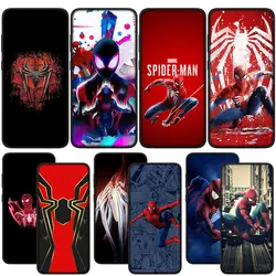 Superhero Marvel Spider Man Spiderman Cover Phone for OPPO A17 A15 A16 A12 A53 A54 A55 A56 A57 A77 A76 A94 A96 A74 Case