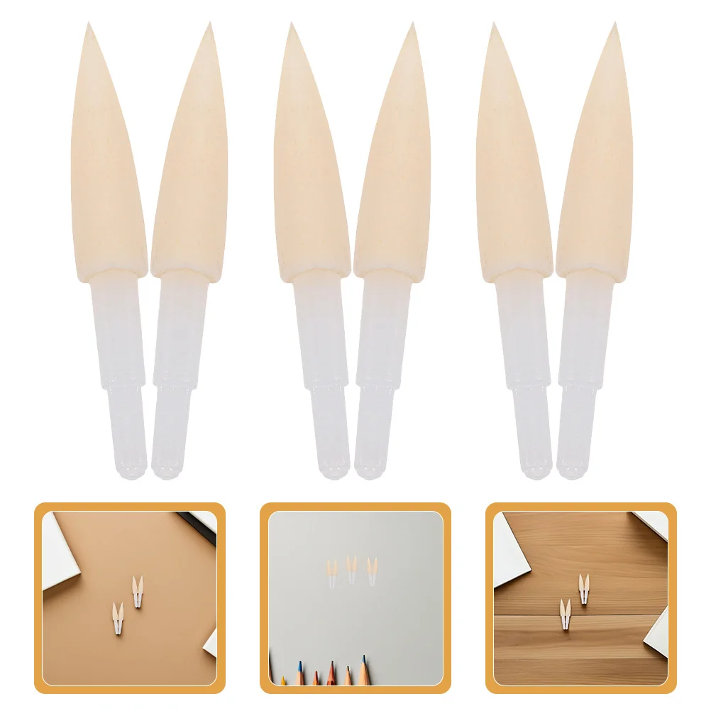 

40Pcs Soft Sponge Pen Tips Calligraphy Brush Pen Nibs Replacement Smooth Ink Flow for Painting Writing Drawing