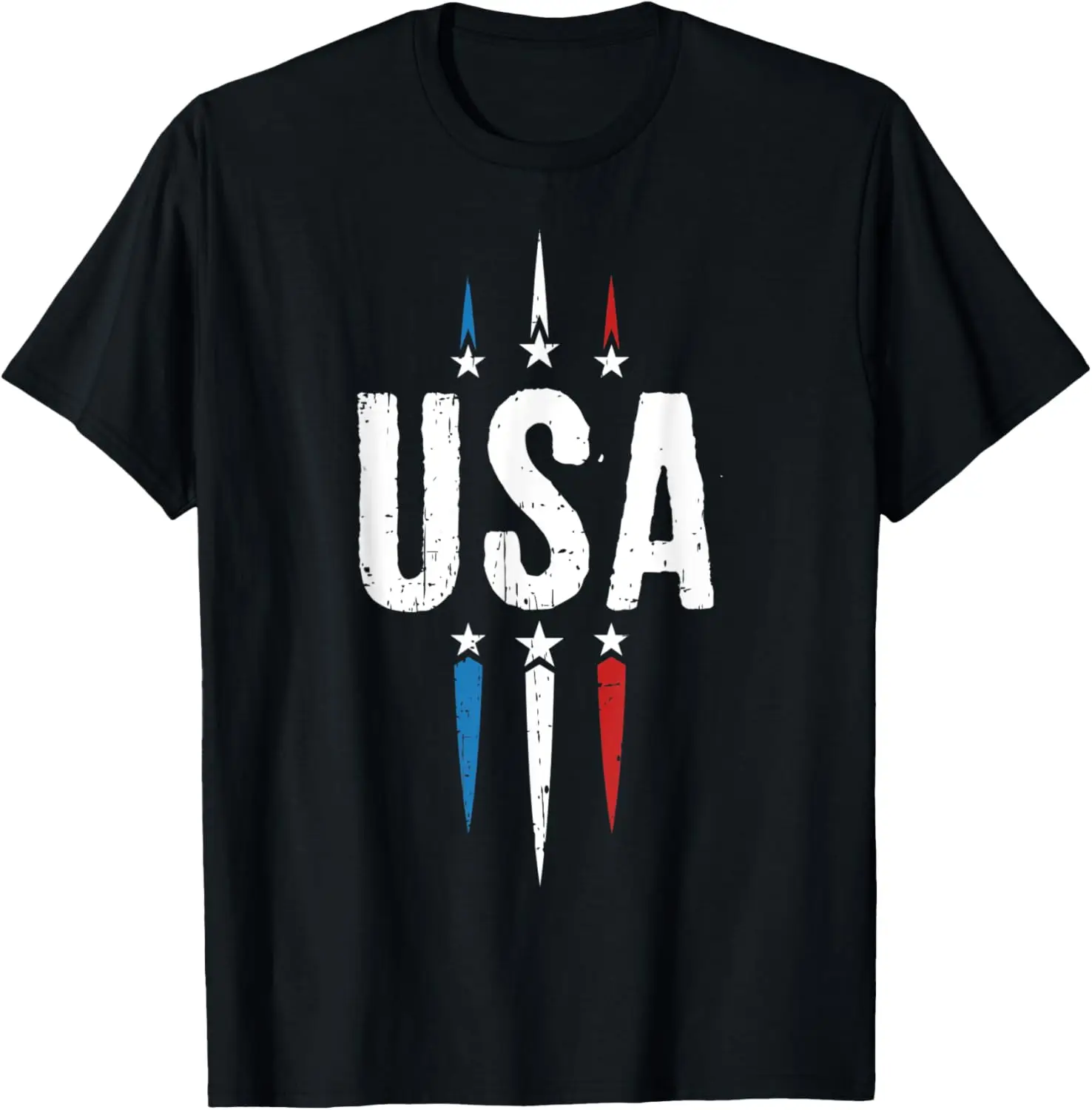 

Patriotic Tees For Women & Men USA American Flag T-Shirt
