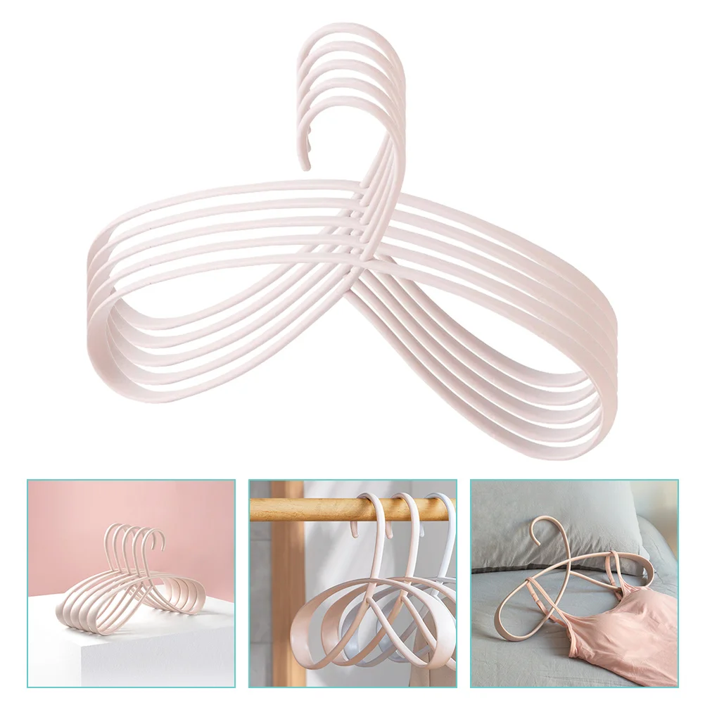 

5 Pcs Multifunctional Hanger Clothes Hangers Coat Hanging Rack Drying Plastic Simple Heavy Duty for Coats