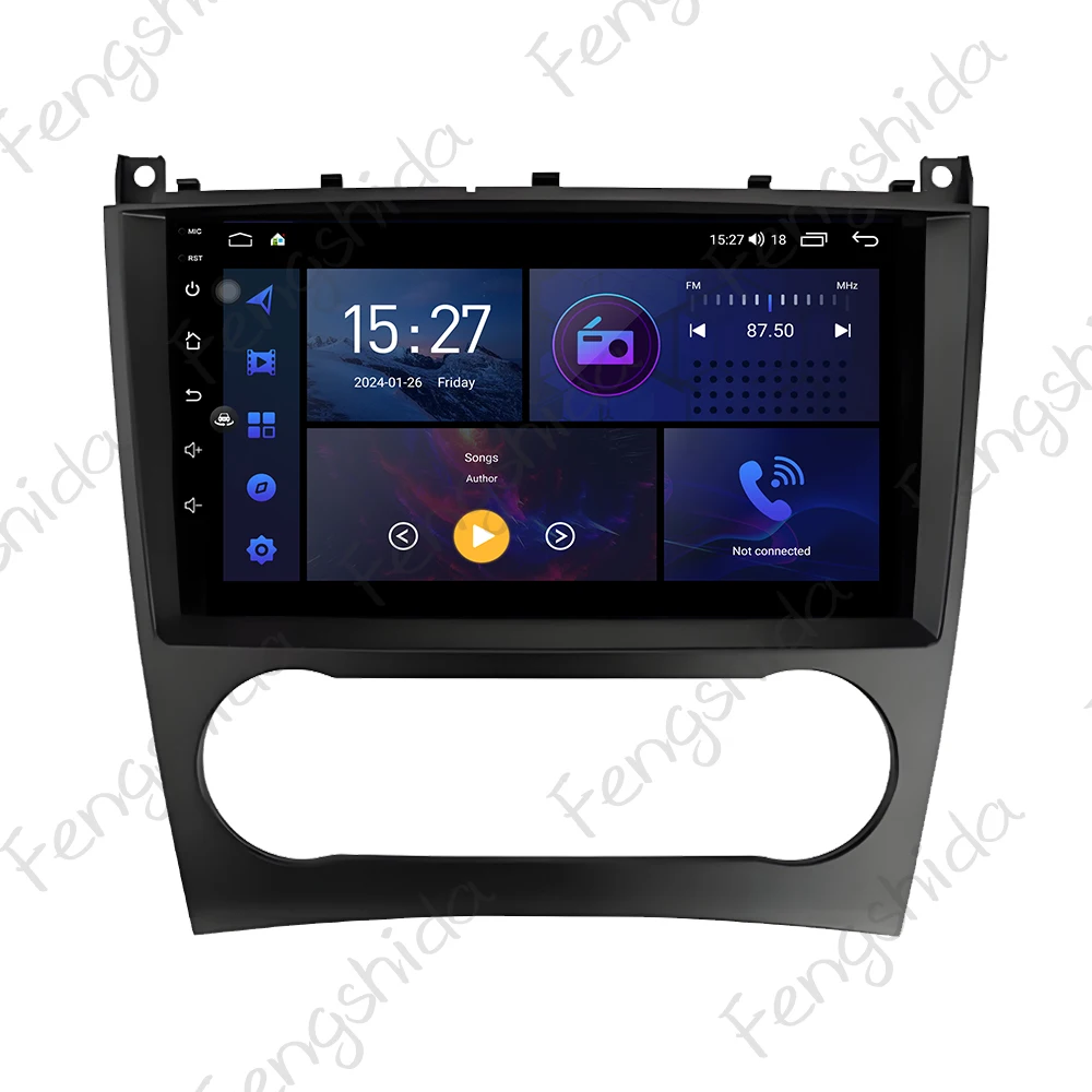 Car Radio For Mercedes Benz C-Class C Class W203 W209 C180 C200 CL203 C209 A209 2004 - 2011 Multimedia Player 2 Din Stereo GPS