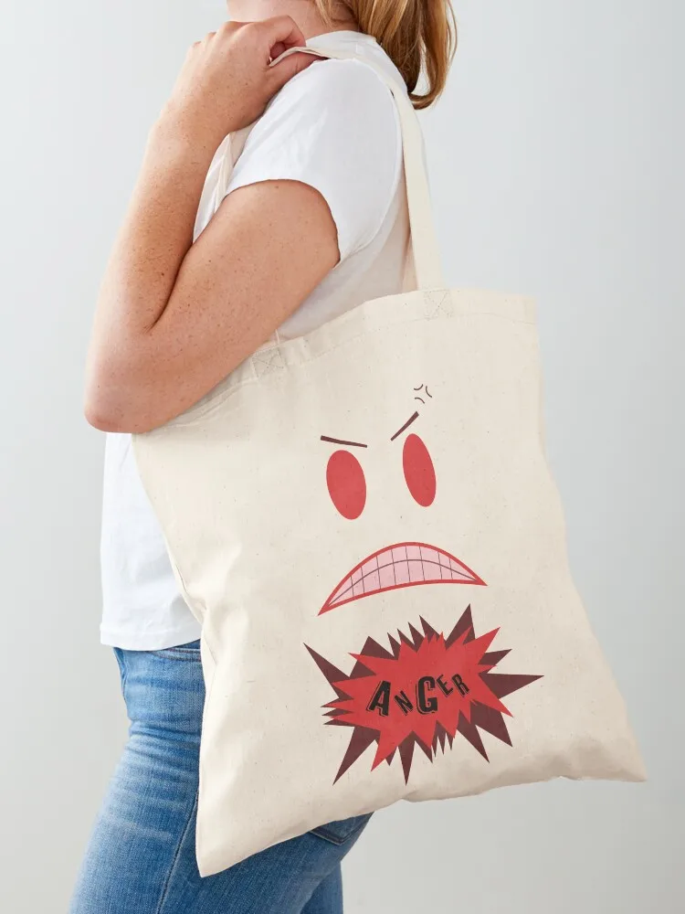 Anger Tote Bag large tote bag Fabric bag Gift bags Handbags women