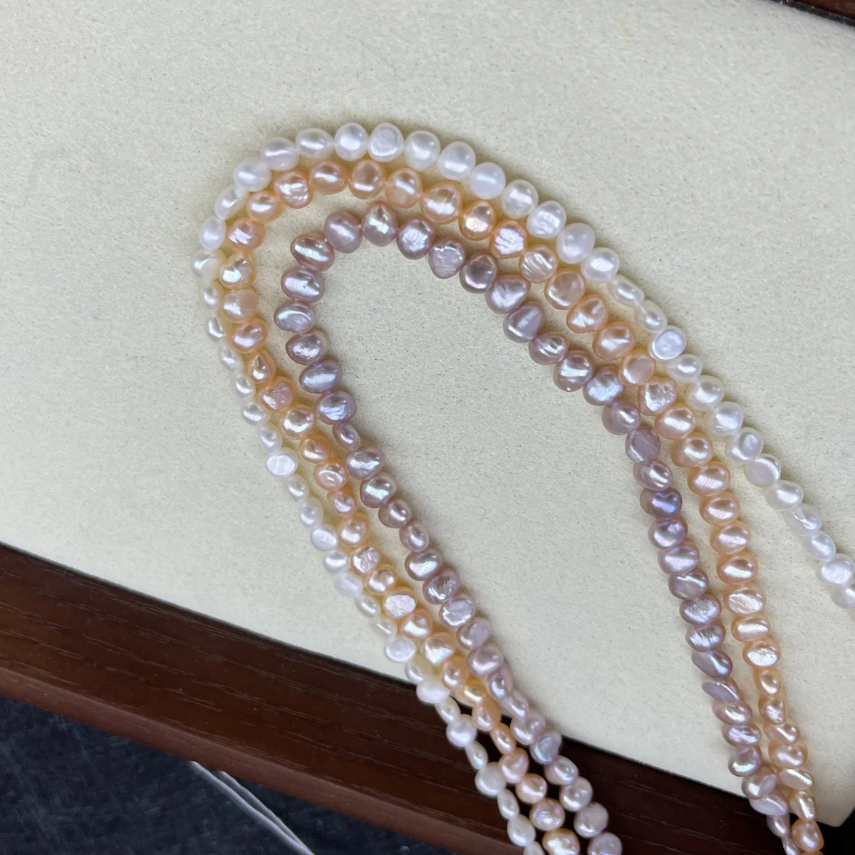 4-5mm Natural Freshwater Pearls Irregular Beads for Jewelry Making DIY Women Men Necklace Bracelets Handicrafts Accessories