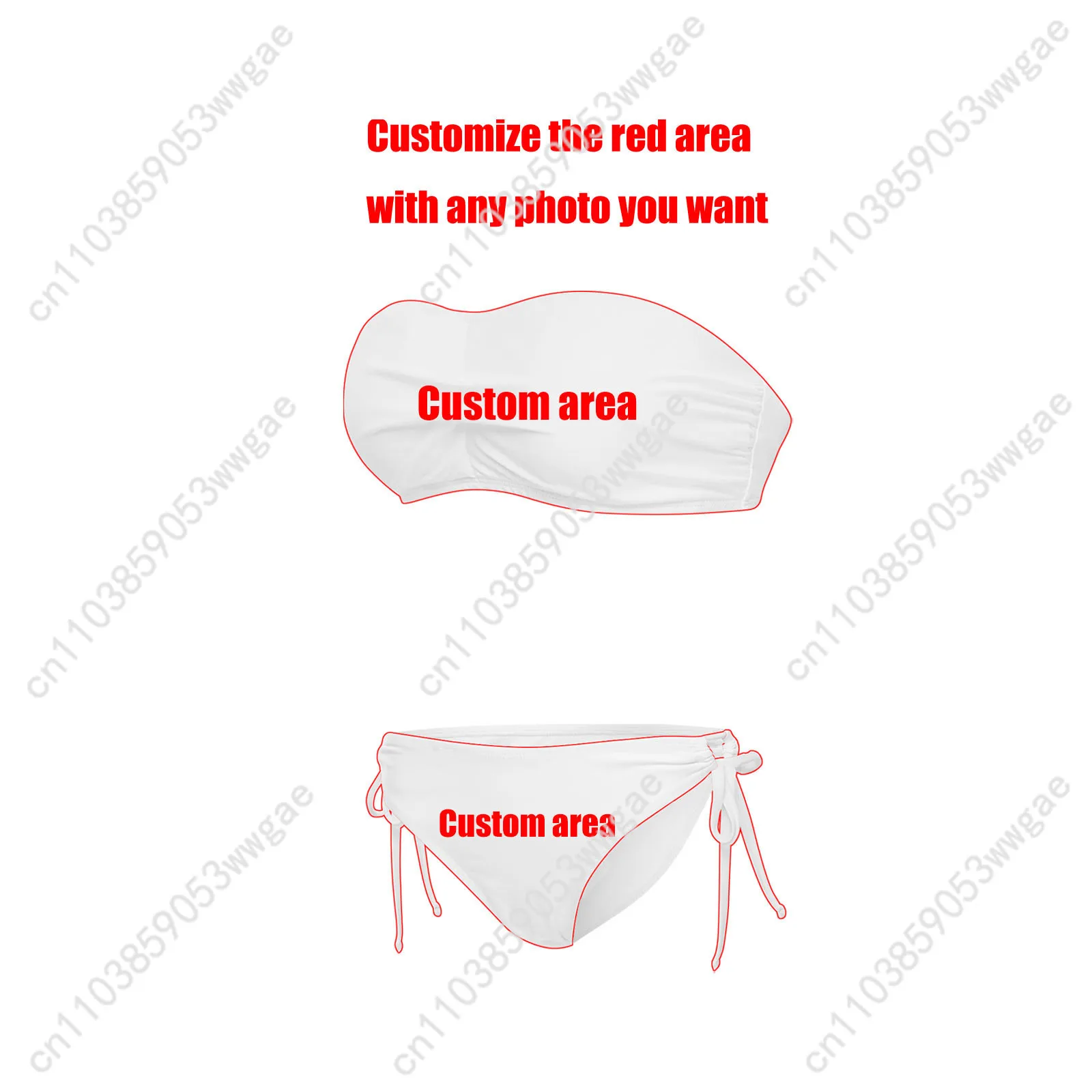 Tokyo Ghoul Swimsuit Womens Drawstring Two Piece Set Bathing Suit Personalized Swimwear Pool Beach Bikini Customized Beachwears