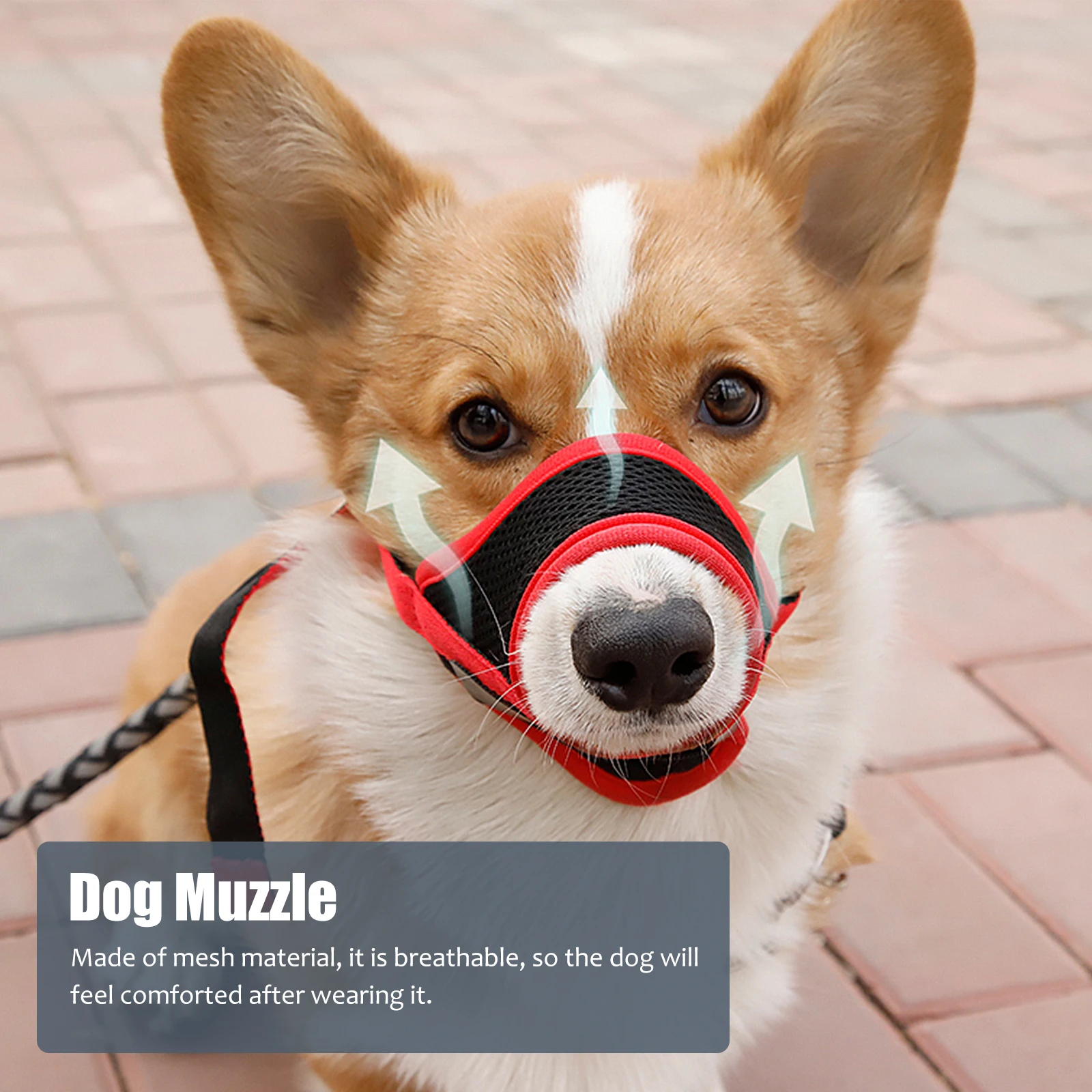 

Anti-bite Dog Muzzle for Device Mask Pet Anti-barking Nylon Mouth Cover Anti-biting