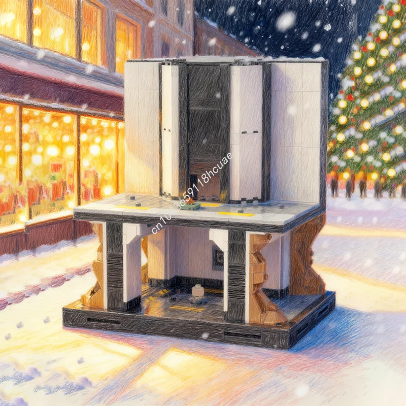 

782 шт. MOC Halo Infinite Live Fire модель строительные блоки строительная сборка креативная игрушка «сделай сам» идея рождественские подарки образование