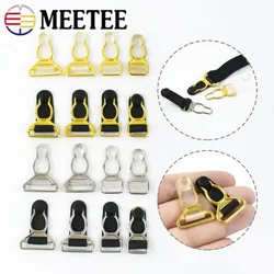20/50Pcs 10/12/15/18mm Metal Garter Buckle Bikinis Bra Leg Belt Silk Stockings Clip Hook Suspender Strap Adjust Clasp Supplies