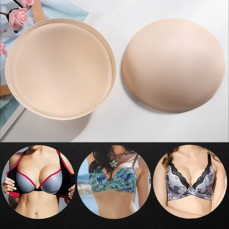 2/10 個三角スポンジブラジャーパッド女性のための目に見えないソフト挿入水着ビキニ胸エンハンサー胸カップパッドアクセサリー