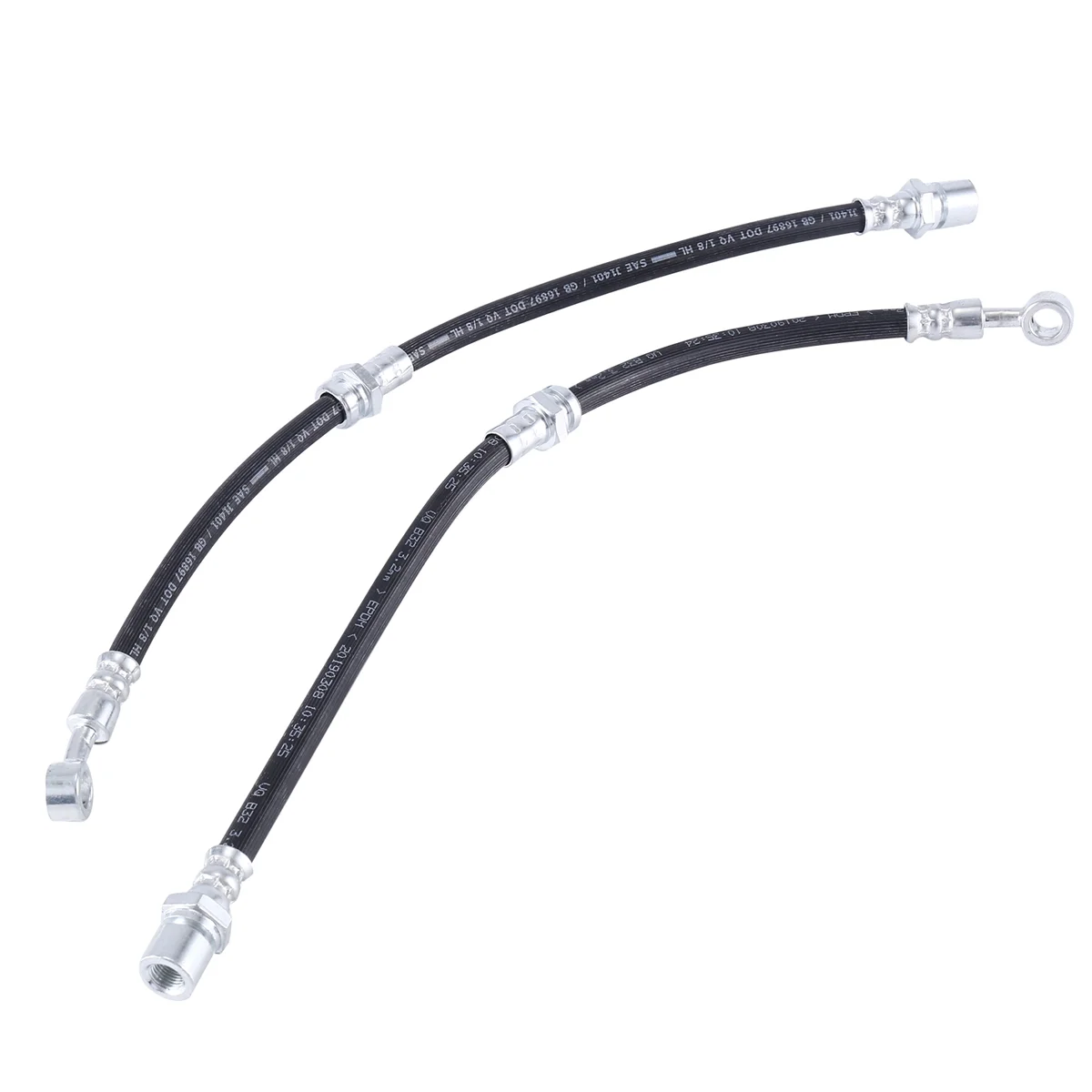 2Pcs Front Elastic Brake Cable for Chevrolet Nubira Lacetti 1.4 1.6 1.8 D LPG 96397200/96397202