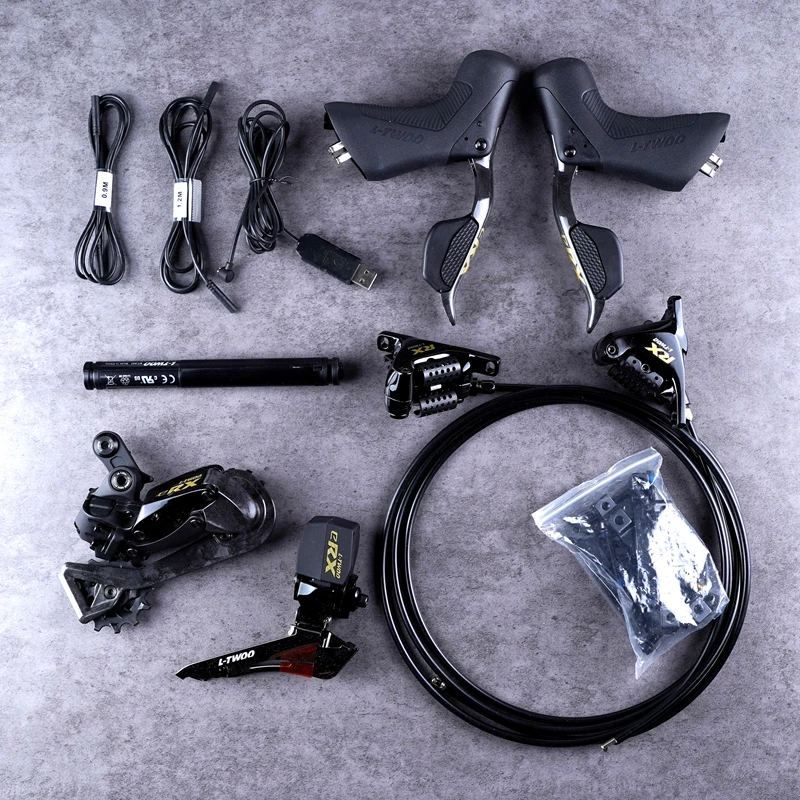 LTWOO eRX Road Electronic Groupset, eRX 2x12s / 2x11s Electronic Groupset, ERX Replaceable Battery, APP Programming