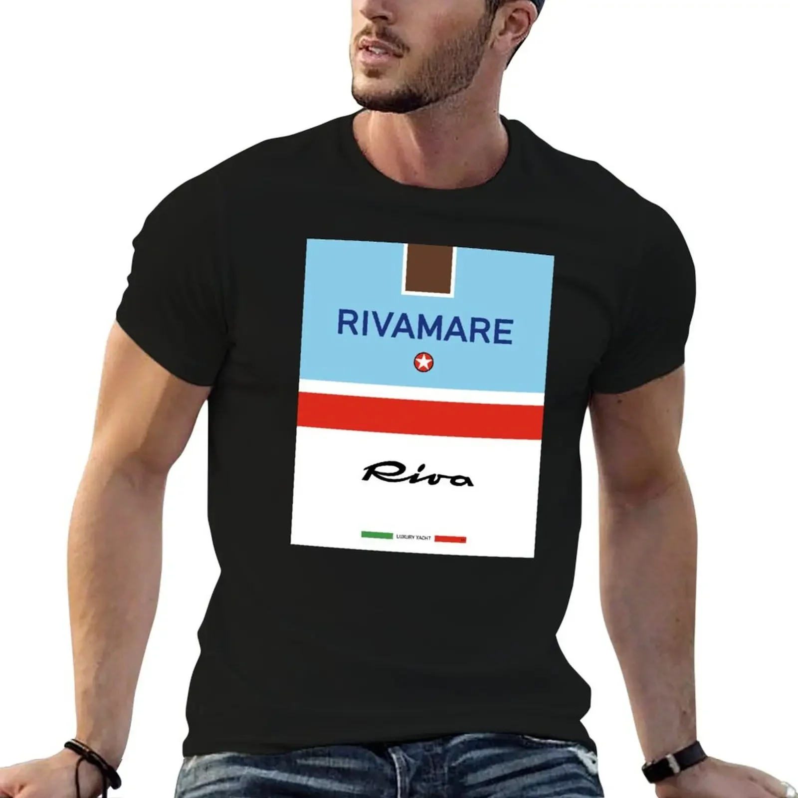 Riva Rivamare Aquarama Riviera Luxury Yacht T-Shirt Blouse summer tops graphic tee shirt customs design your own mens t shirt