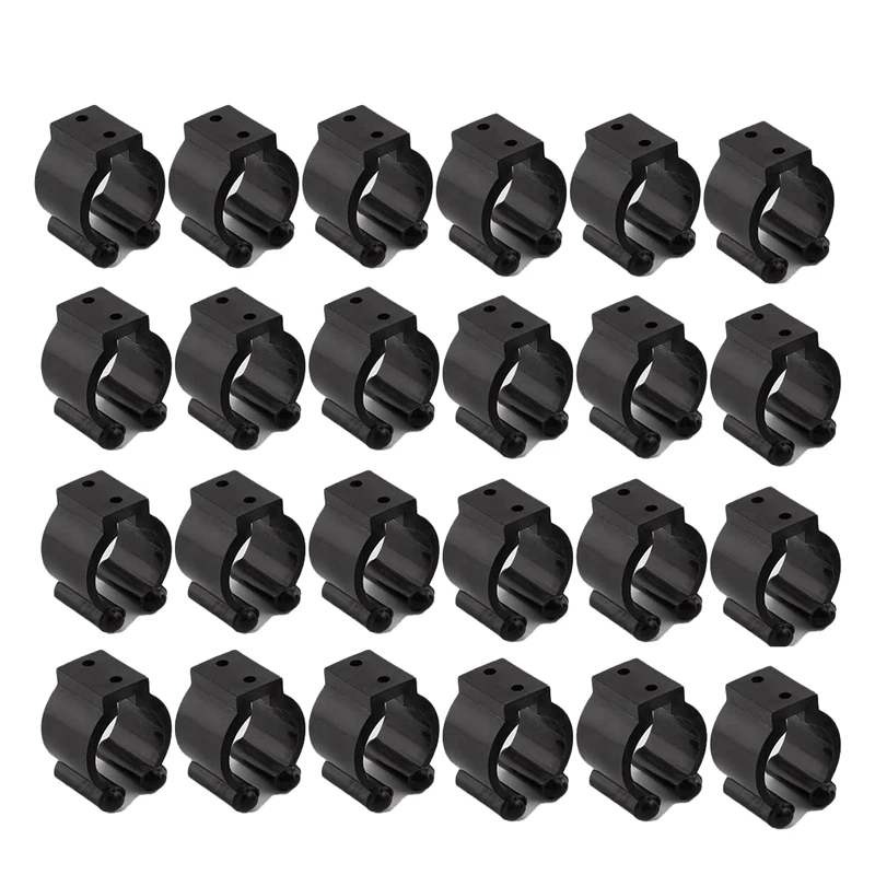 20Pc Fishing Rod Holder Stand Pole Storage Rack Tip Clamp Holder Clips Pool Cue Exhibition Clip Fishing Tool 23Mm