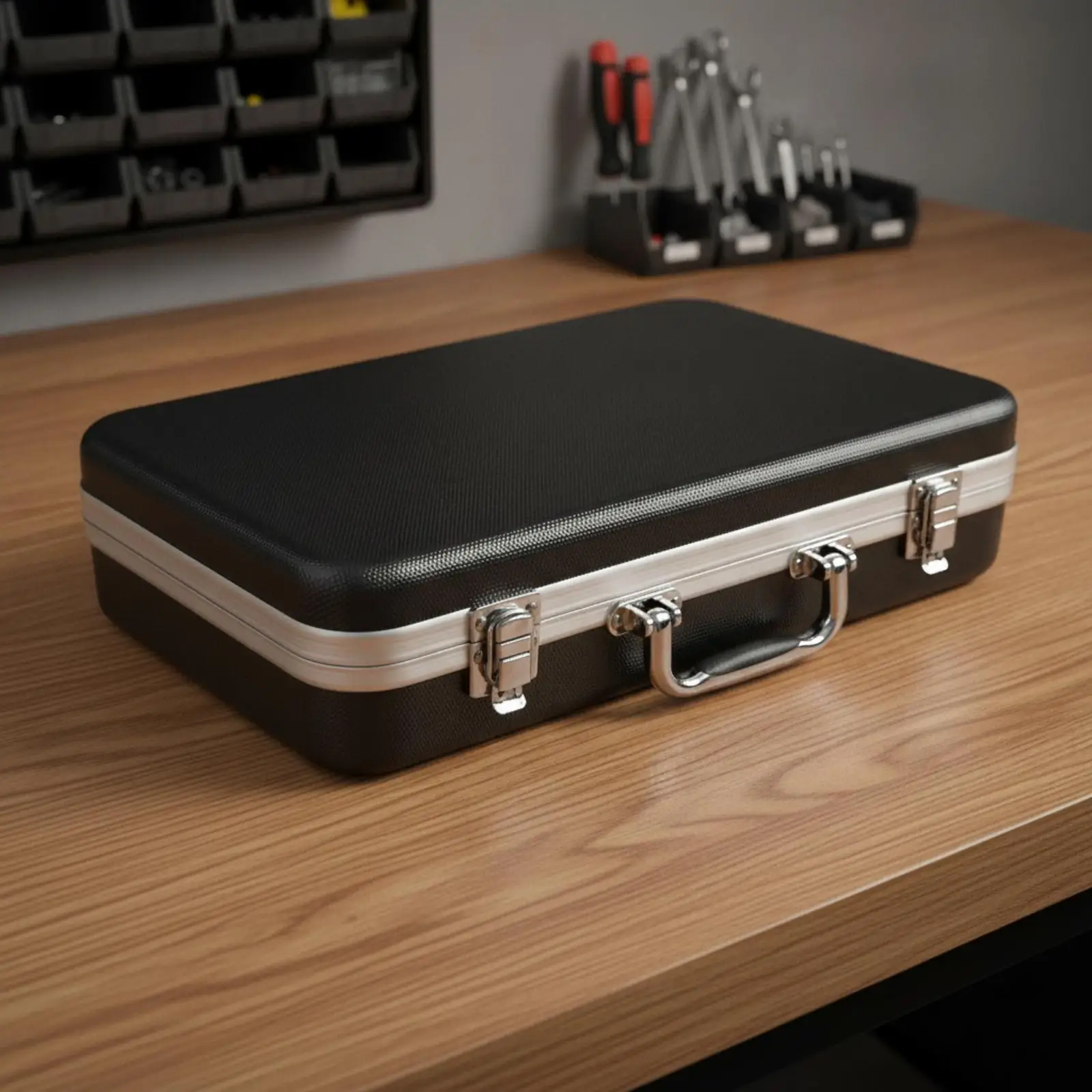 Portable Aluminum Frame Carry Case with EVA Interior for Hand Storage Case Rigid Briefcase