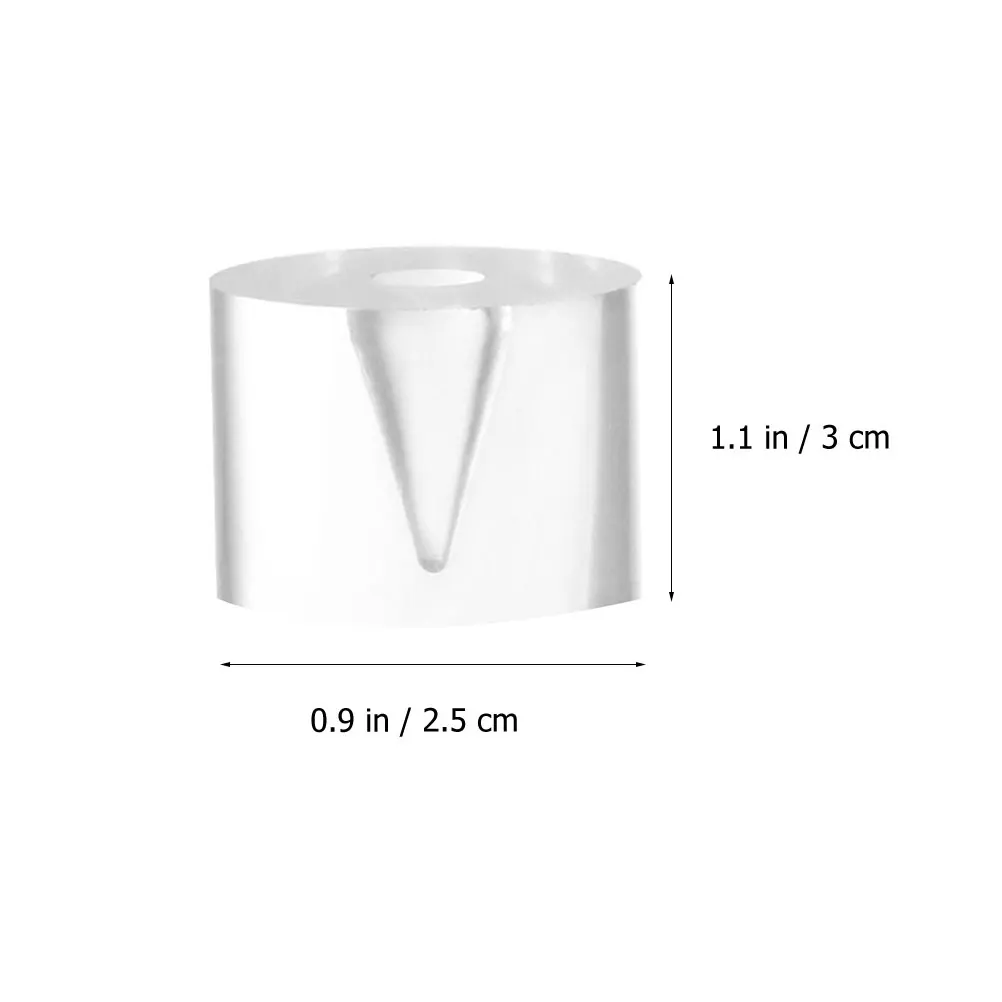 

Acrylic Cone Bracket Single Ice Cream Stand Clear Transparent Mini Cake Waffle Dessert Sushi Holder Storage Rack Display