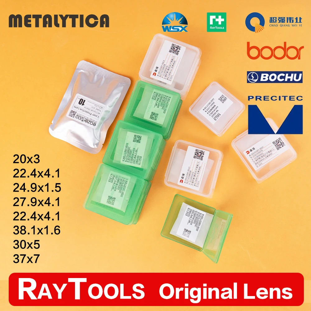 

Raytools Original Laser Protective Windows Lens 27.9x4.1 4kw Optical Protection Fused Silica for Fiber Cutting Machine Parts