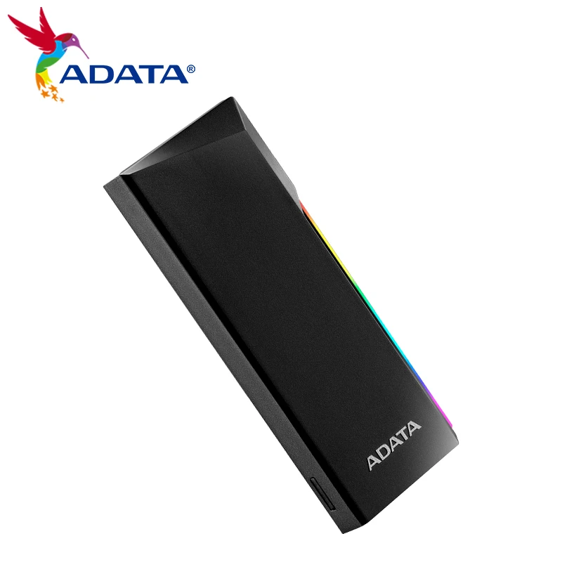 Imagem -05 - Caixa de Gabinete Iluminação Rgb Usb 3.2 Gen2 Tipo-c Nvme M.2 Ssd Sata Pcie Ssd 2230 2240 2280 Adata-ec700g