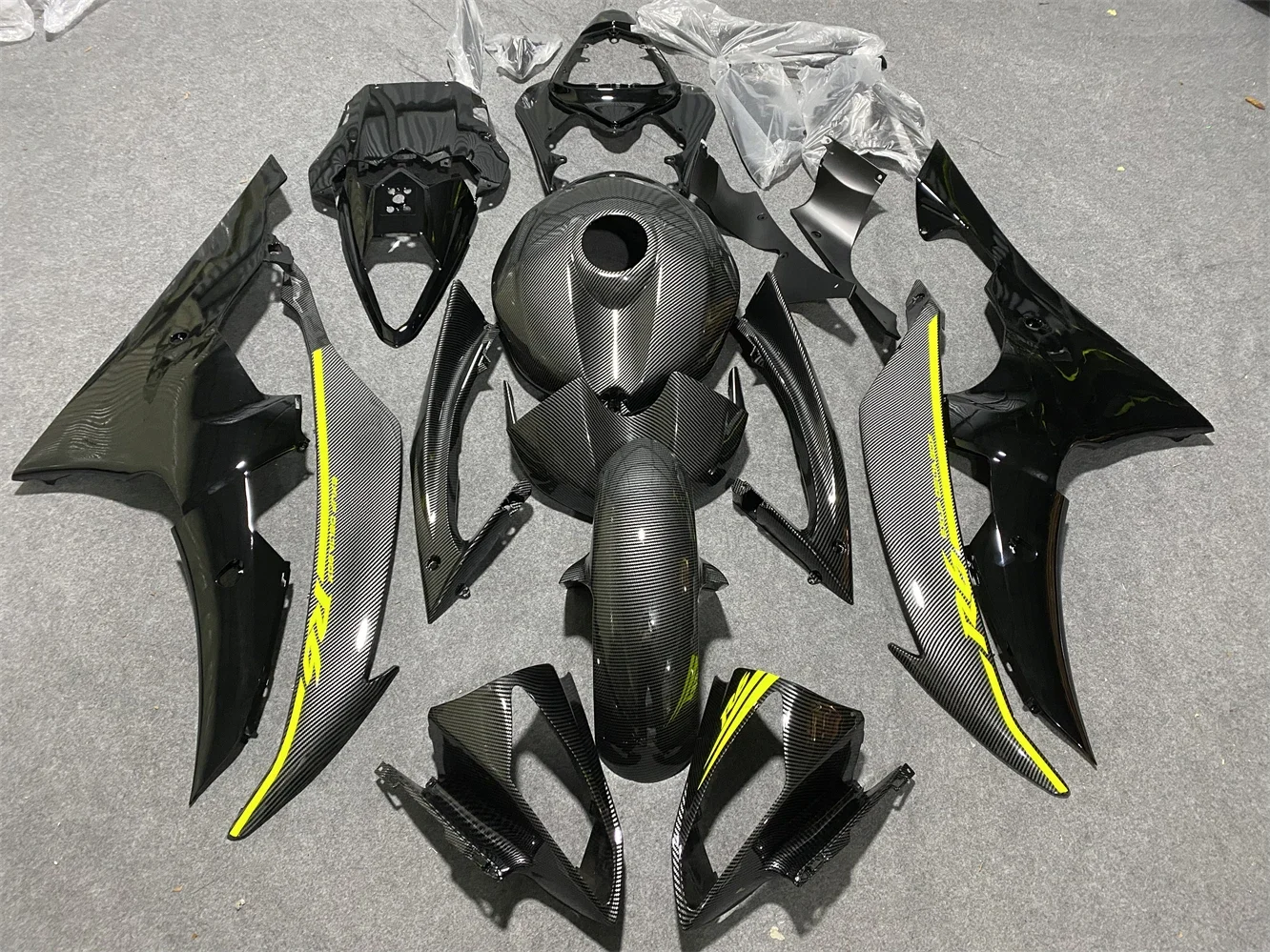 

New ABS Fairings Kit Fit for YAMAHA YZF- R6 08 09 10 11 12 13 14 15 16 2008 2009 2010 2011 2012 2013 2014 2015 2016 Carbon fiber