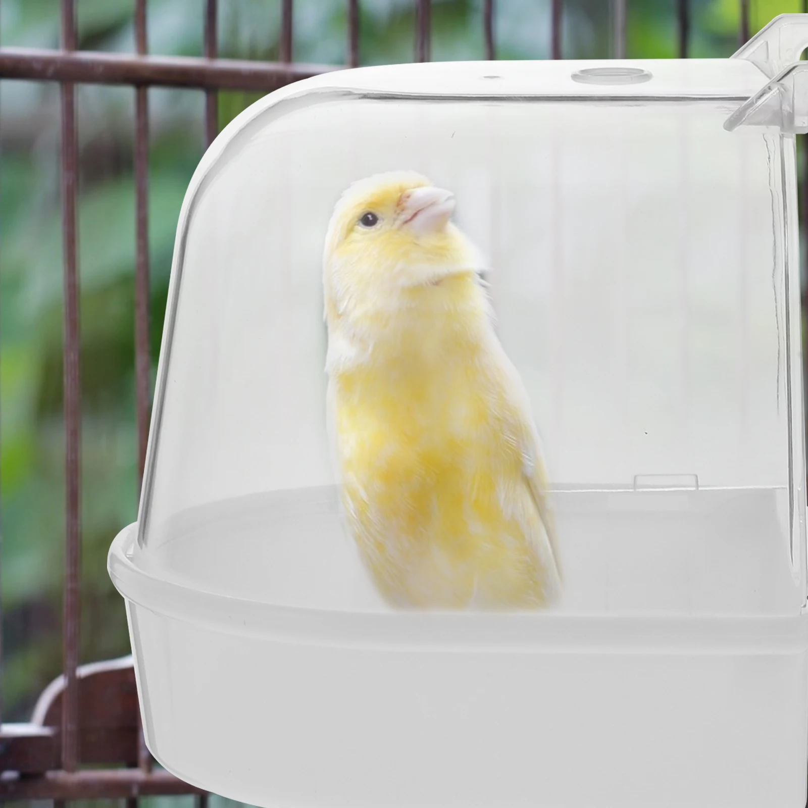 

Bird Bath Tub High Quality Eco Friendly Bathtub for Cockatiel Parrot Shower Basin Easy Match Dry Clean Water Wash Pet Bird