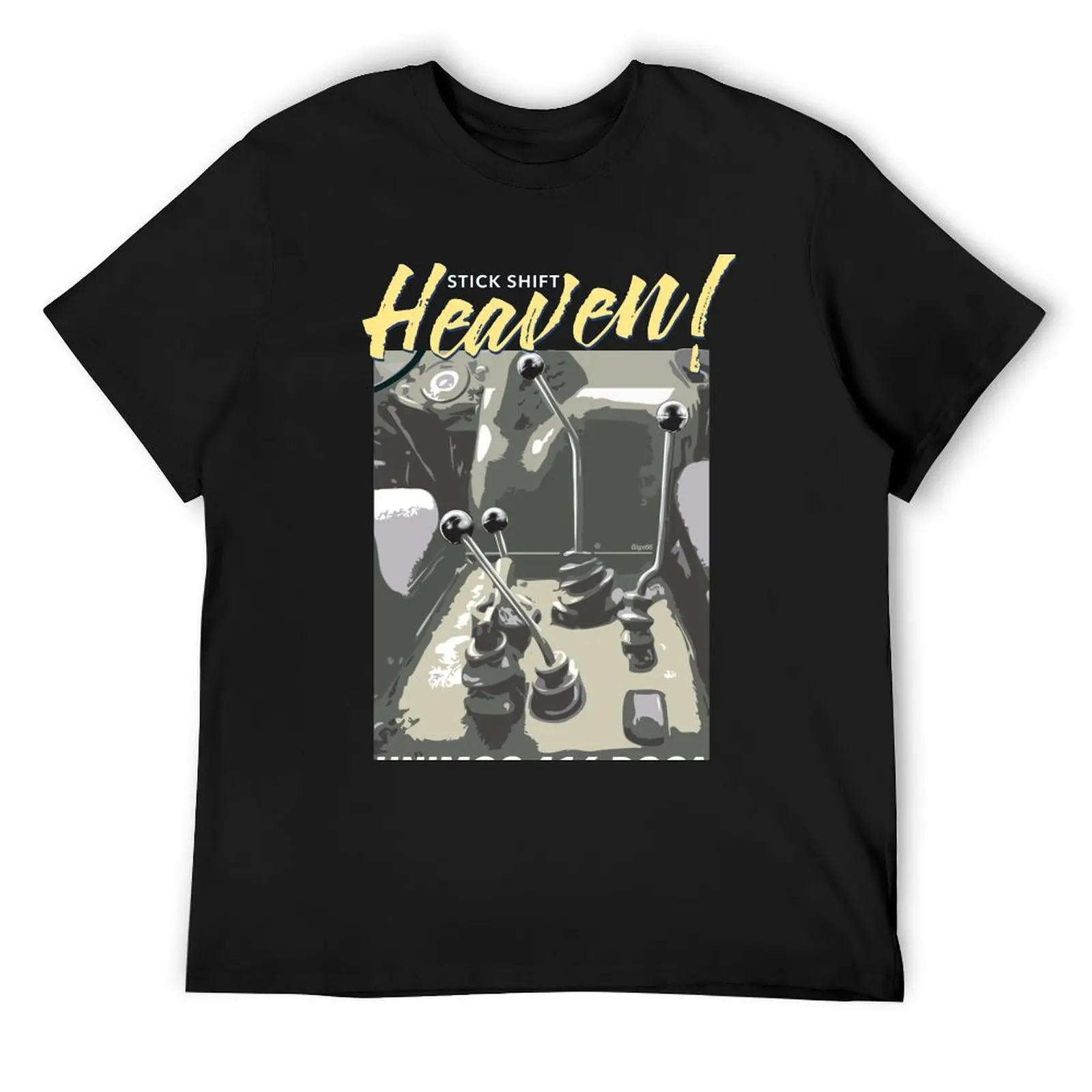 Unimog 416 Doca — Stick Shift Heaven! Футболки с рисунком, роскошная футболка, мужская футболка