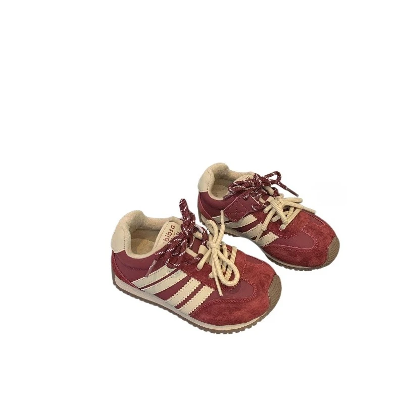 

Зимние детские теплые флисовые кроссовки в полоску для мальчиков и девочек, детские модные универсальные теплые повседневные кроссовки для малышей