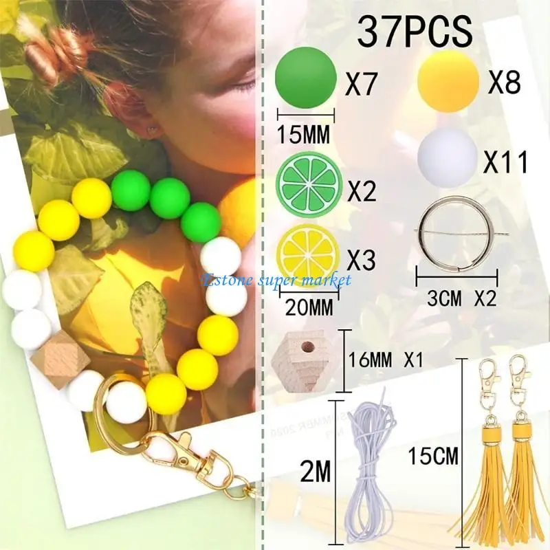 090b Candy Color Silicone Bead Baby Jewelry Acessórios DIY