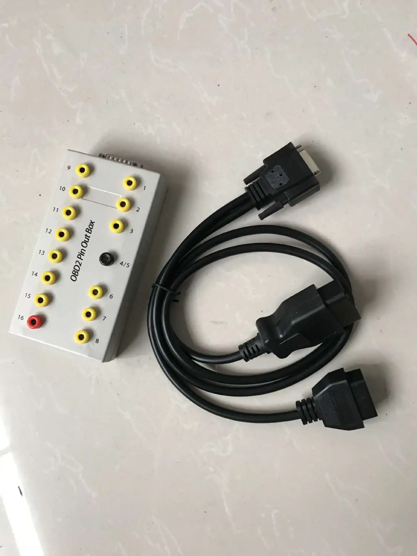 Caixa de fuga Pin Out Diagnóstico Pinout OBD2 Pin Out Box