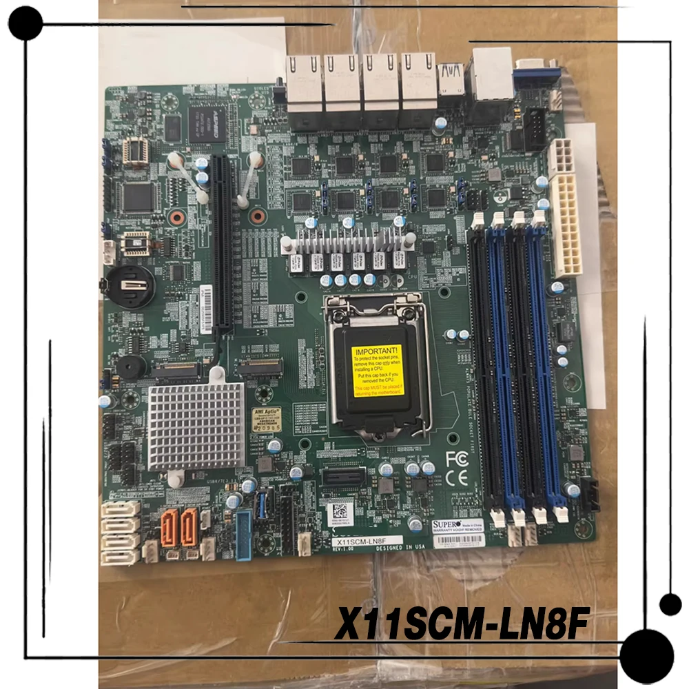 Para placa base Supermicro X11SCM-LN8F X10SDV-4C-TLN2F X11SAE-F X10SRA-F X11SCV-Q X12SCZ-TLN4F X11SPM-TF H12SSL-NT X11SPW-TF